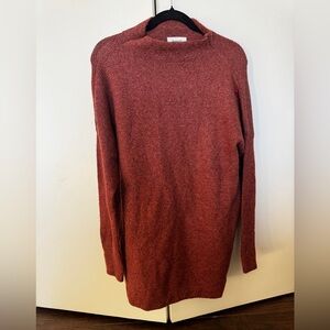 Korye Knit Sweater Dress | Rust Rose | Long Sleeve | Women’s Small